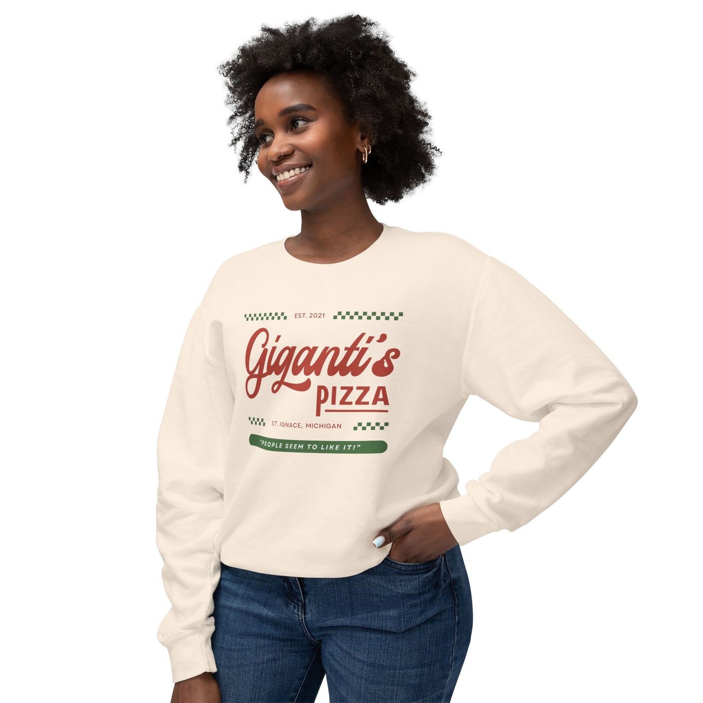Giganti's Unisex Lightweight Crewneck Sweatshirt