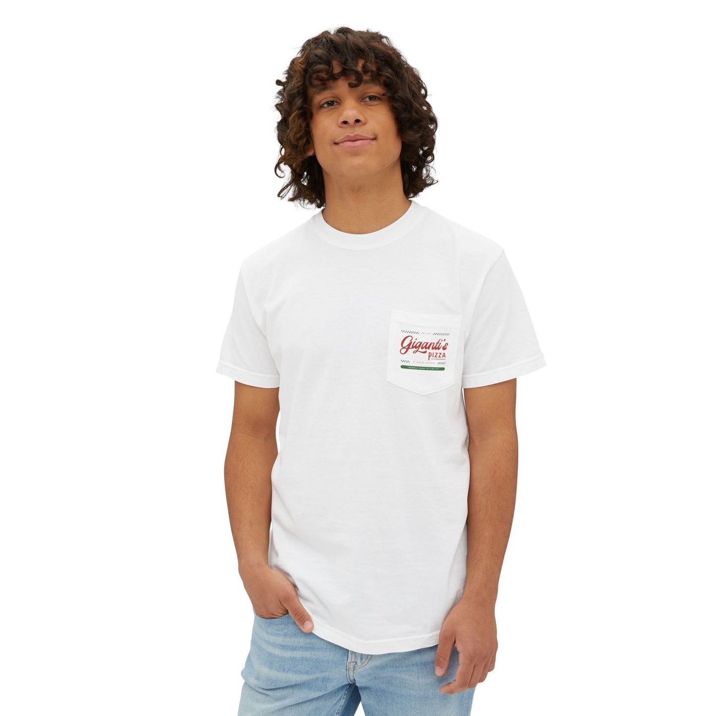 Giganti's Unisex Pocket T-Shirt