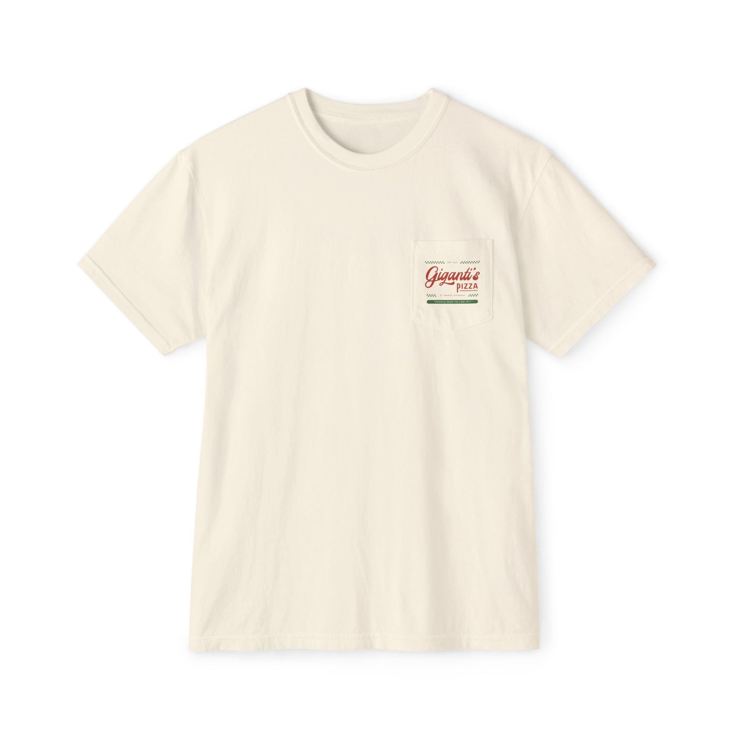 Giganti's Unisex Pocket T-Shirt