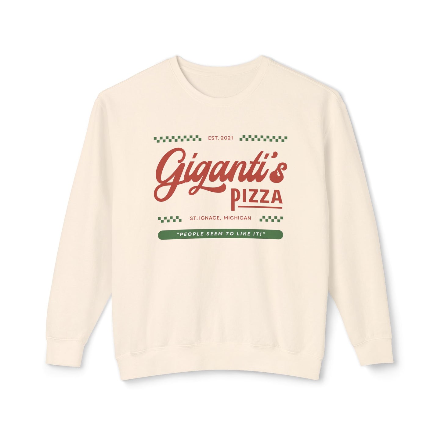 Giganti's Unisex Lightweight Crewneck Sweatshirt
