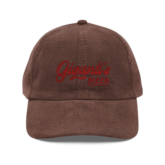 Giganti's Vintage Corduroy Cap (Embroidery)