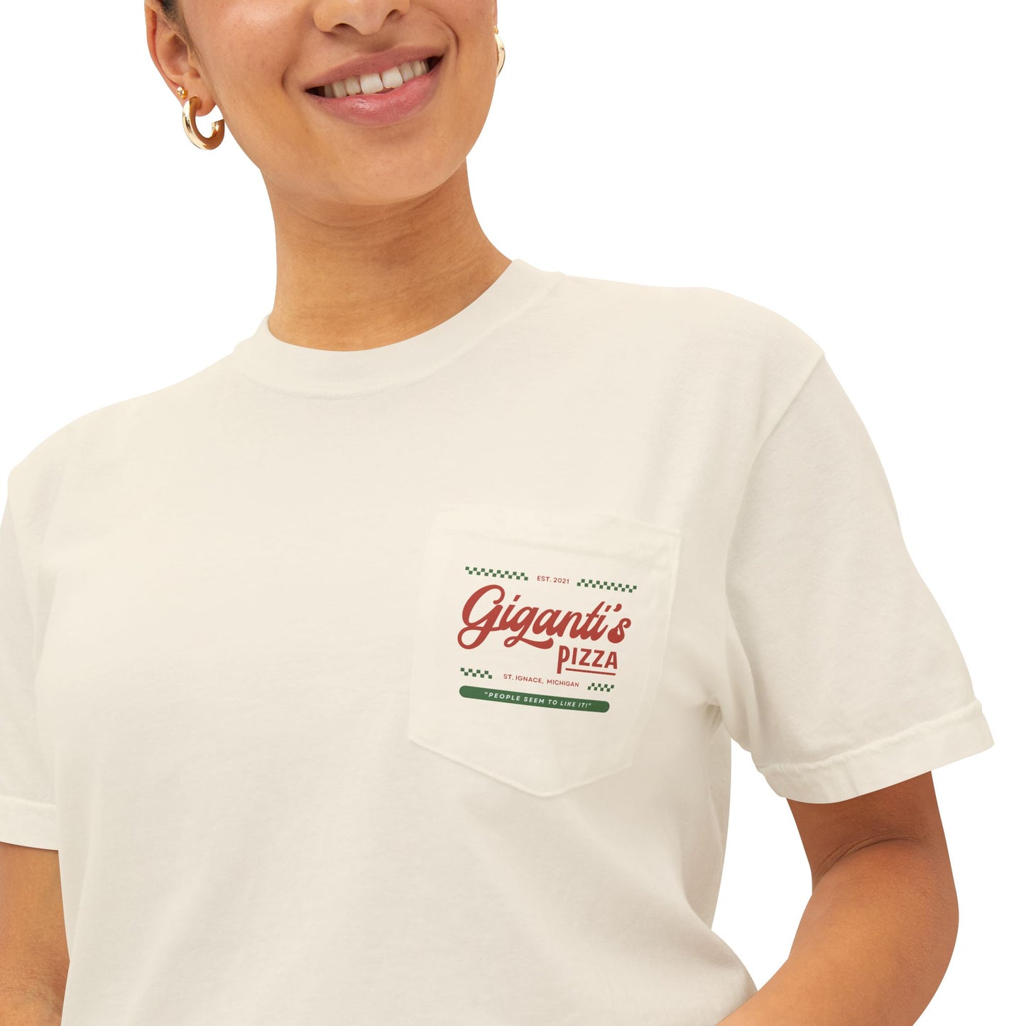 Giganti's Unisex Pocket T-Shirt