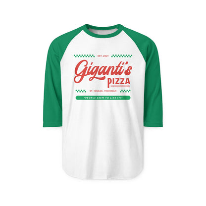 Giganti's Unisex Three-Quarter Sleeve Raglan Shirt